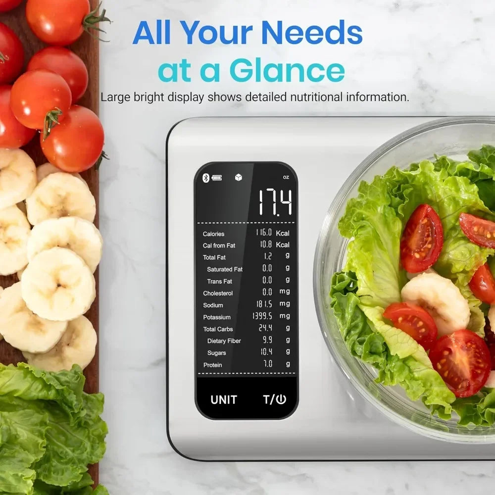 Smart Food Kitchen Scale with Nutritional Calculator,