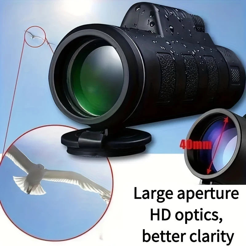 Portable 40x60 Zoom HD Monocular Telescope