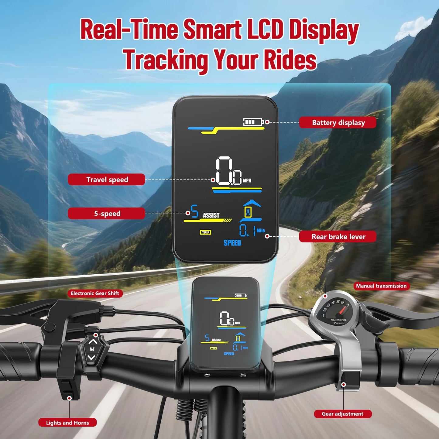 26'' Electric Bike for Adults