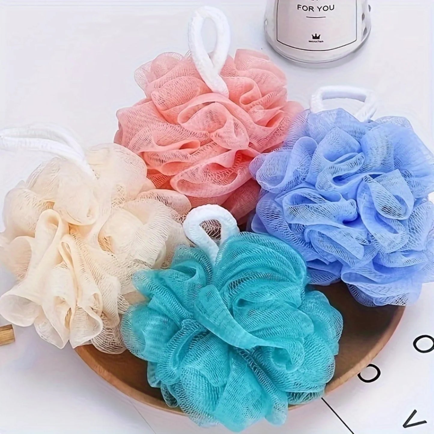 Exfoliating Shower Pouf Loofahs,