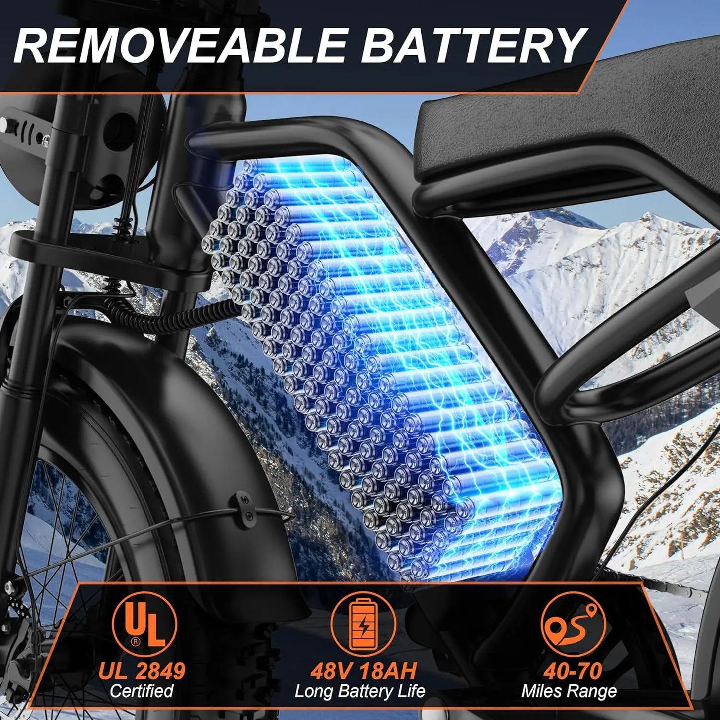 2026 New 1500W Electric Bike 20"