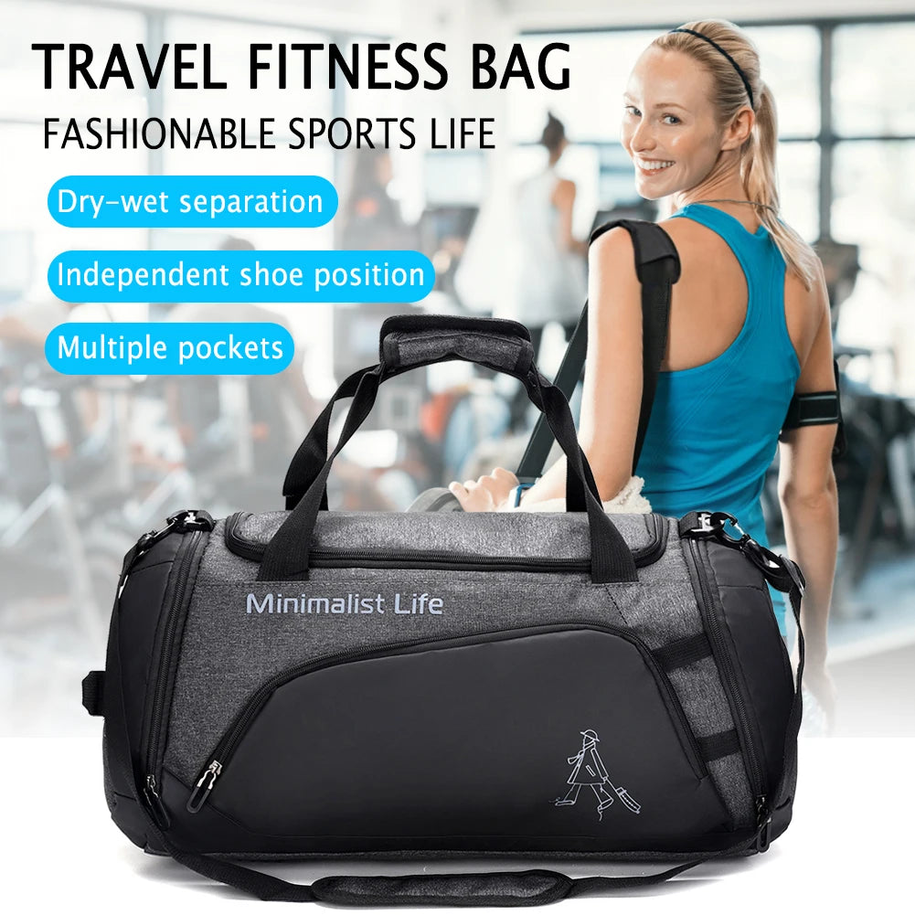 Unisex Sports Backpack Large Capacity Yoga Bag