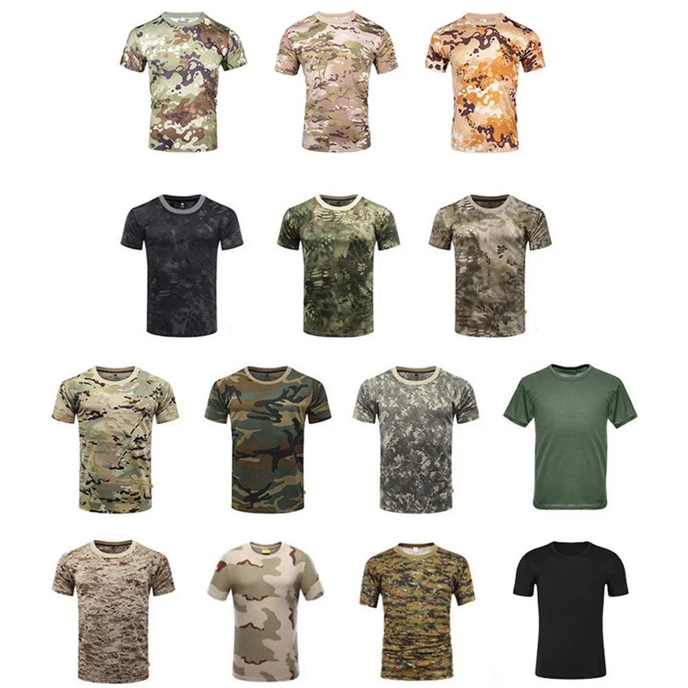 3D Camouflage T-Shirt Men Clothes