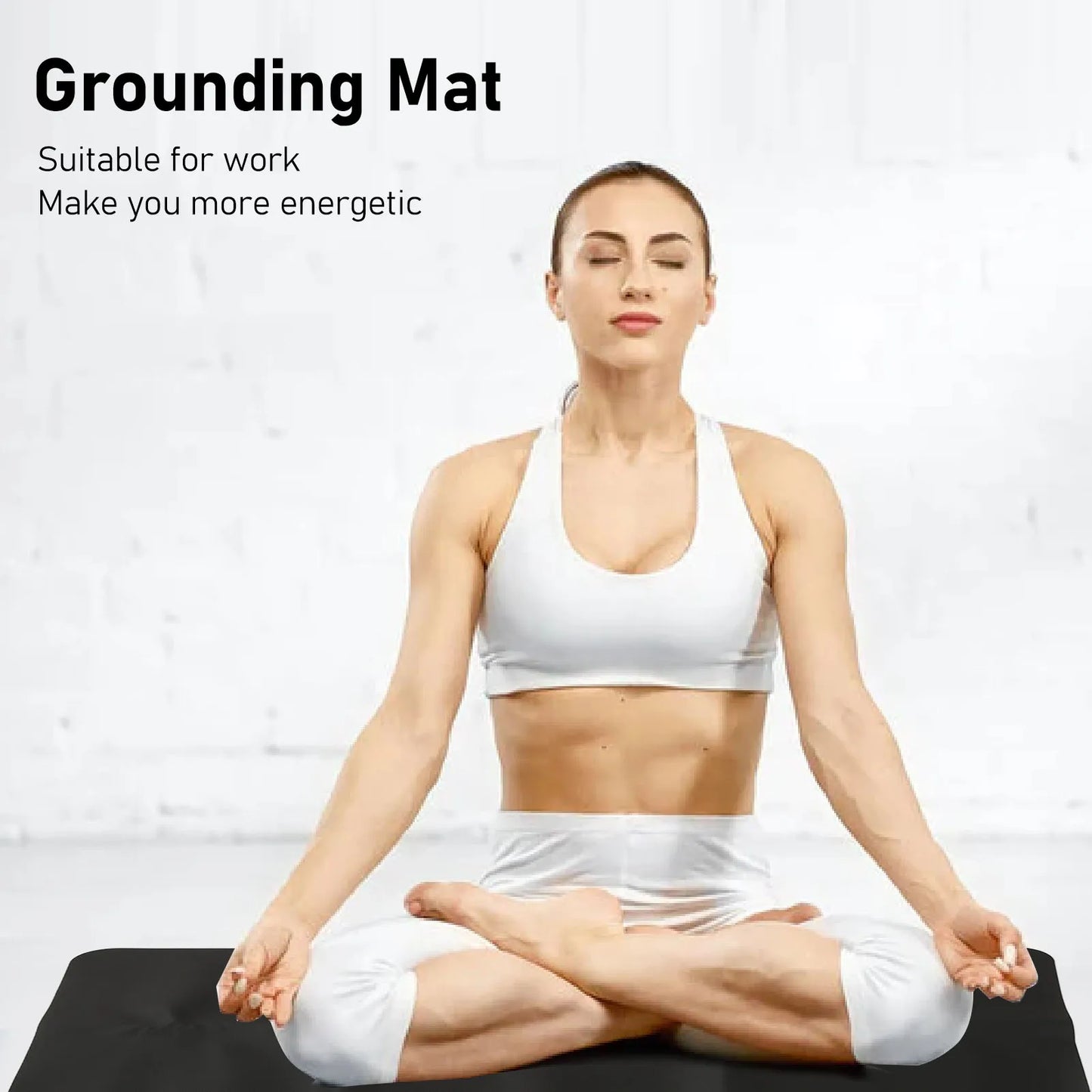 t Large Black Earthing Grounding Pad