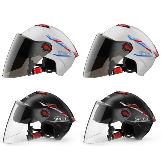 Winter Electric Bicycle Helmet with High-definition Lens,