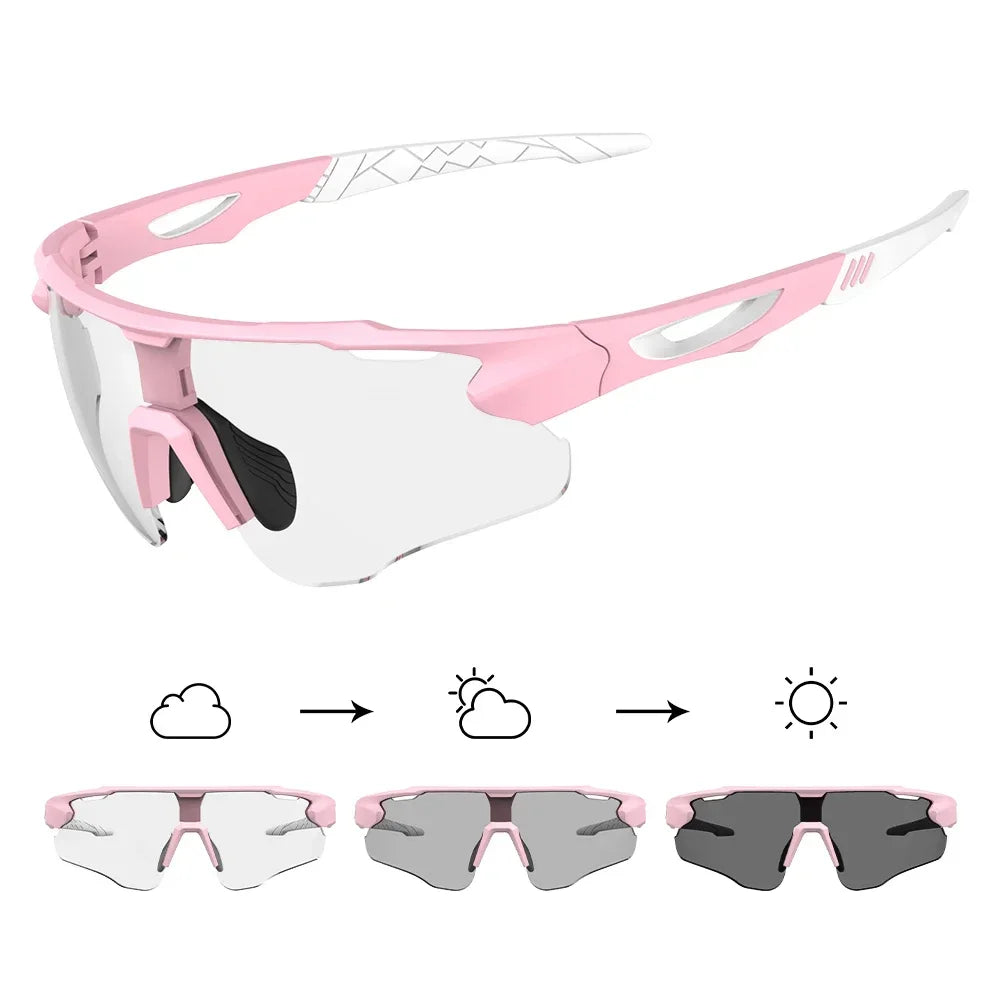 Cycling Glasses Photochromic Sunglasses Men Women