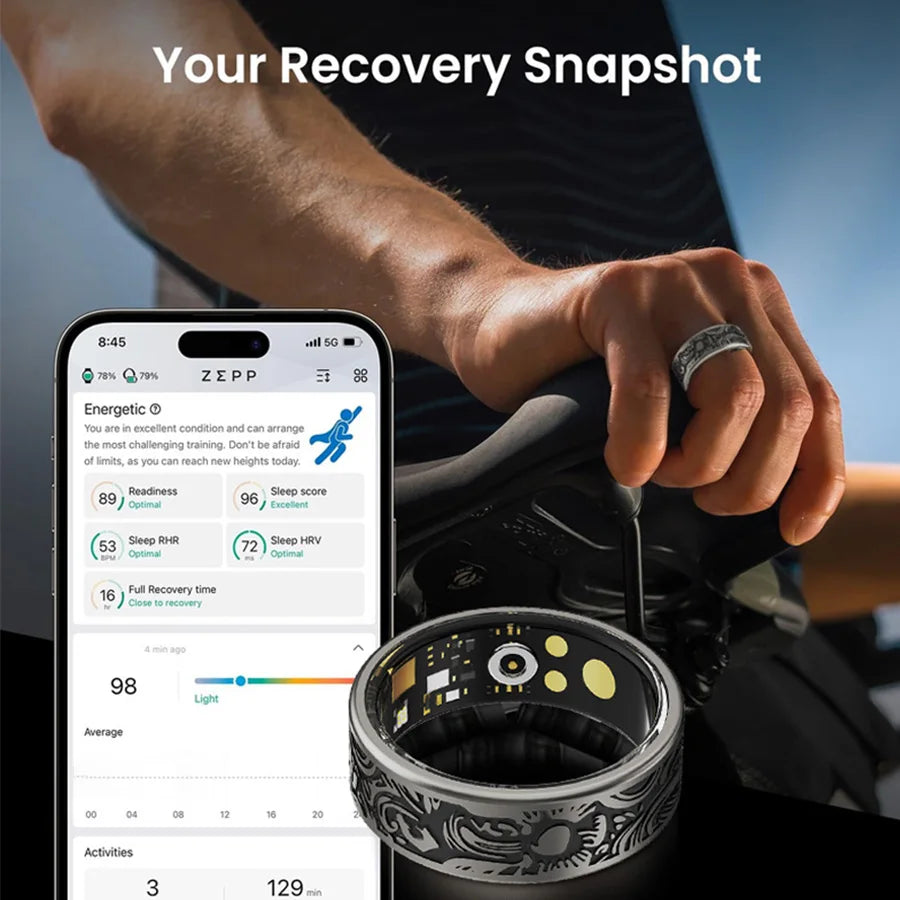 Smart Ring - Fitness Tracker with Sleep Monitor