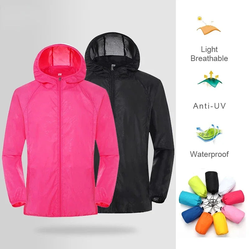 Men's Women Quick Dry Windbreaker Jacket