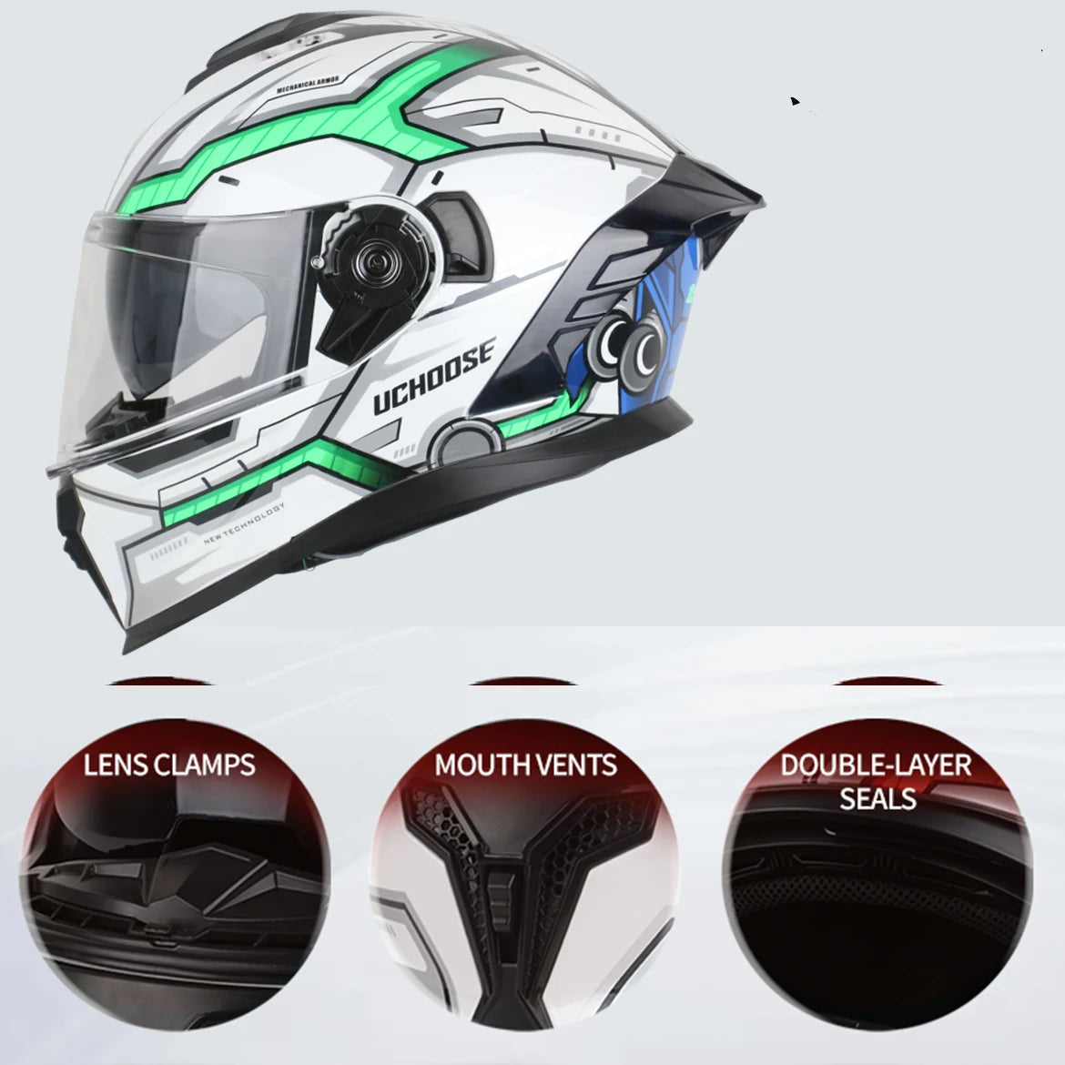 DIY modular helmet DOT Motorcycle Helmet