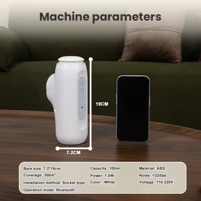 300m³ Wall Mounted Bluetooth Control  Fragrance Diffuser