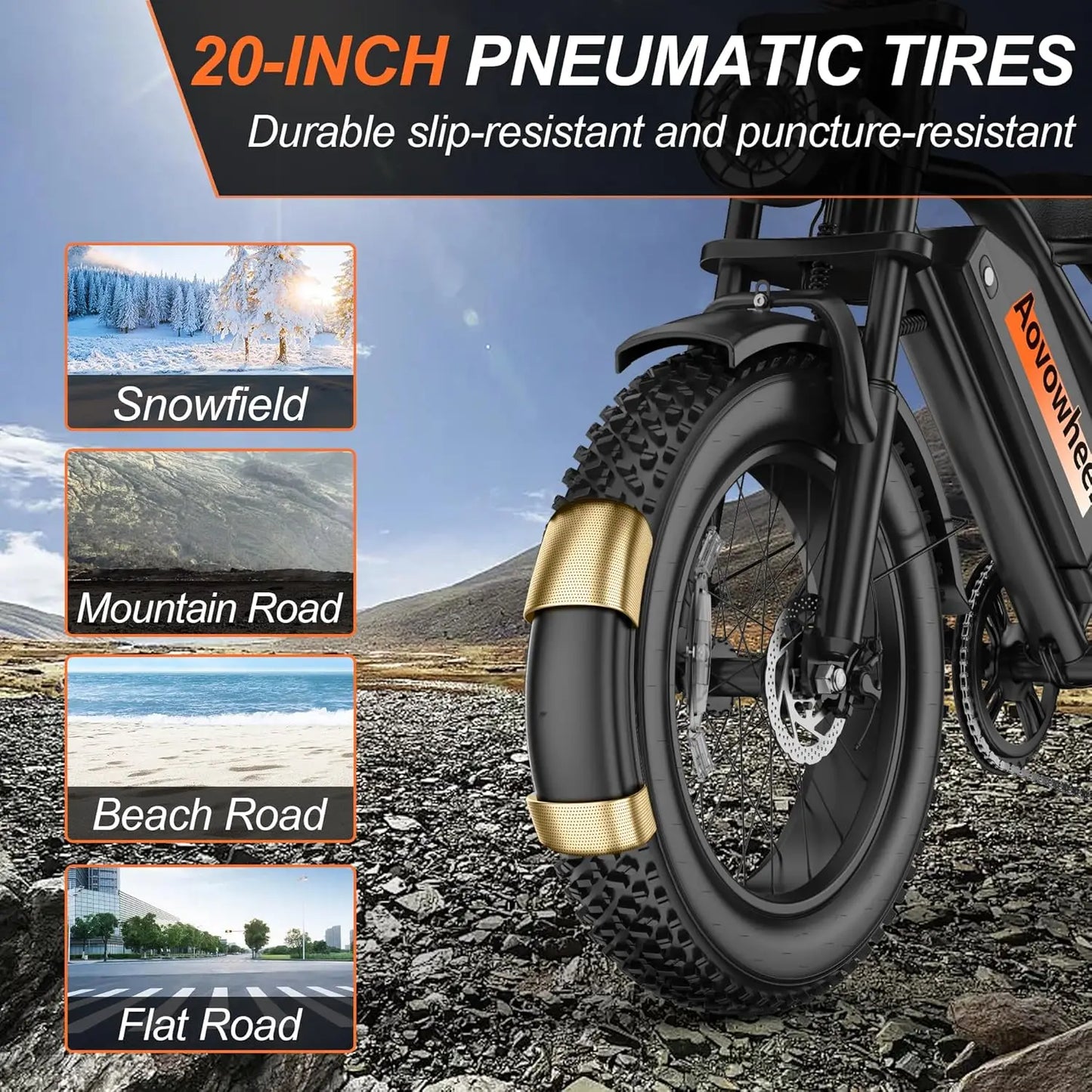 2026 New 1500W Electric Bike 20"