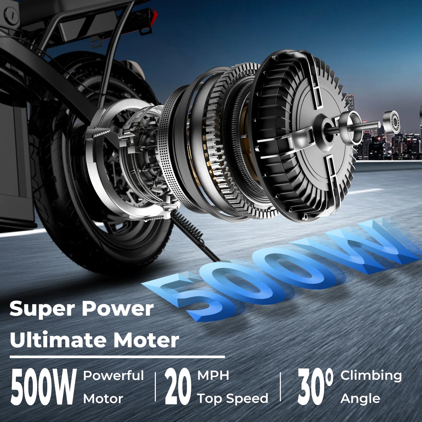 500W Adult Electric Bike