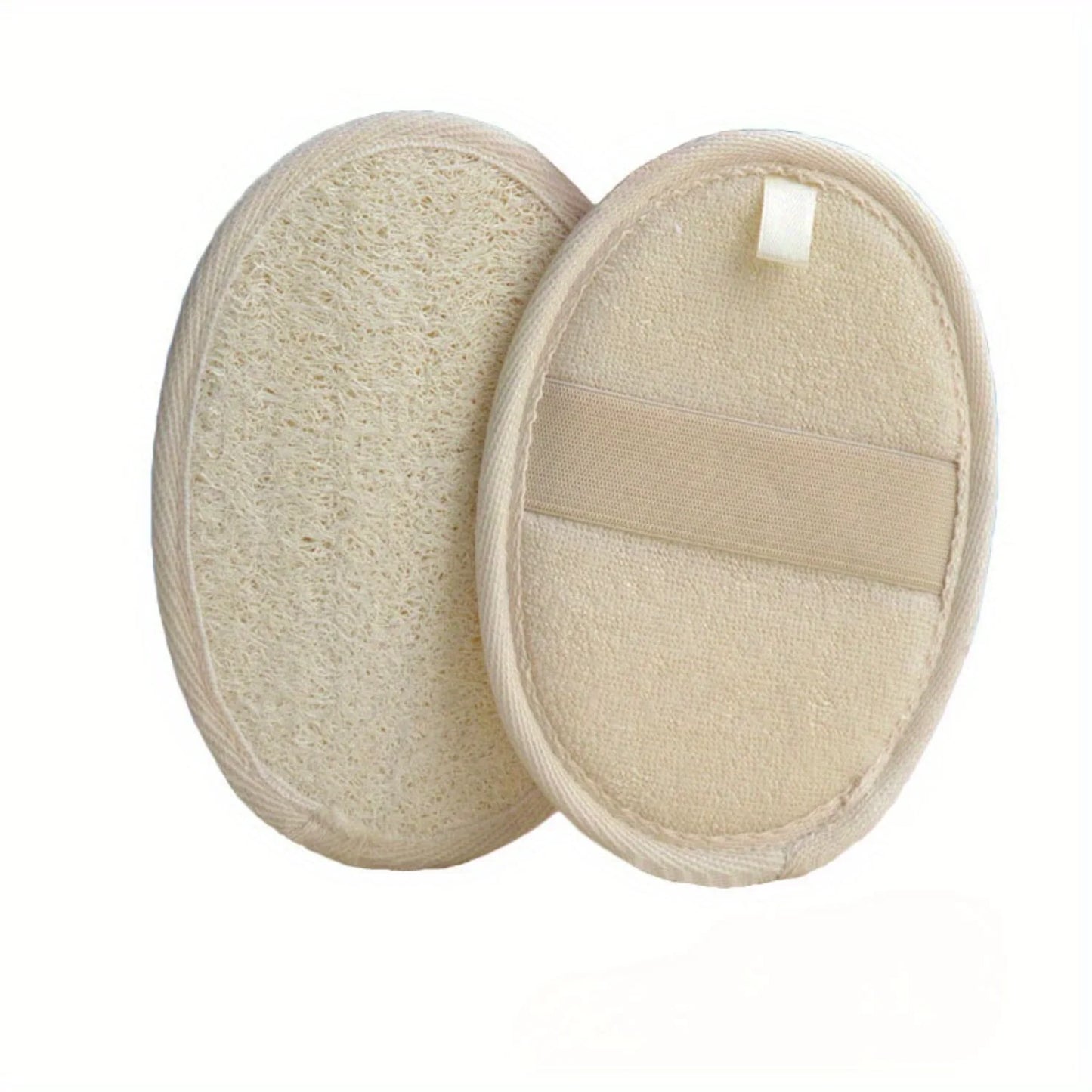 2pcs Natural Loofah Bath Sponge