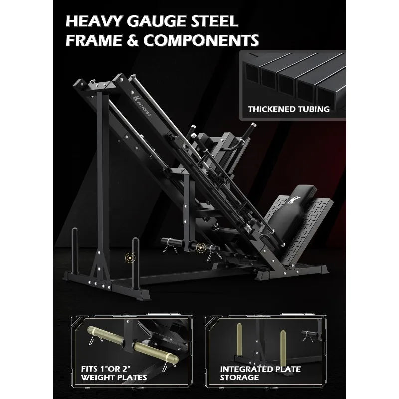 Leg Press Hack Squat Machine