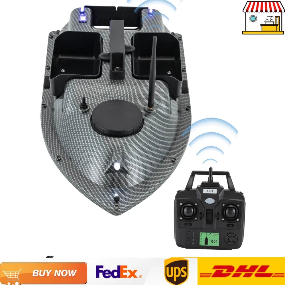 Rechargeable GPS Fishing Bait Boat