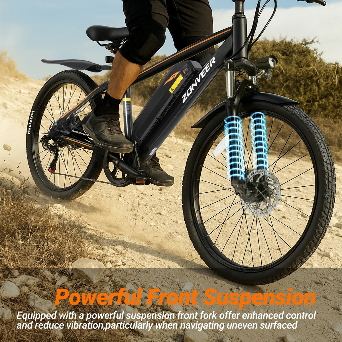 M26 Electric Bicycle 1000W Peak Motor