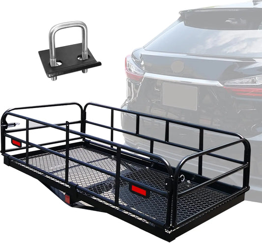 Hitch Mount Cargo Carrier 60" x 24" x 14.4"