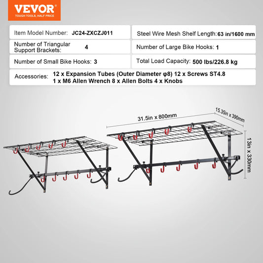 500 lbs Bike Storage Rack