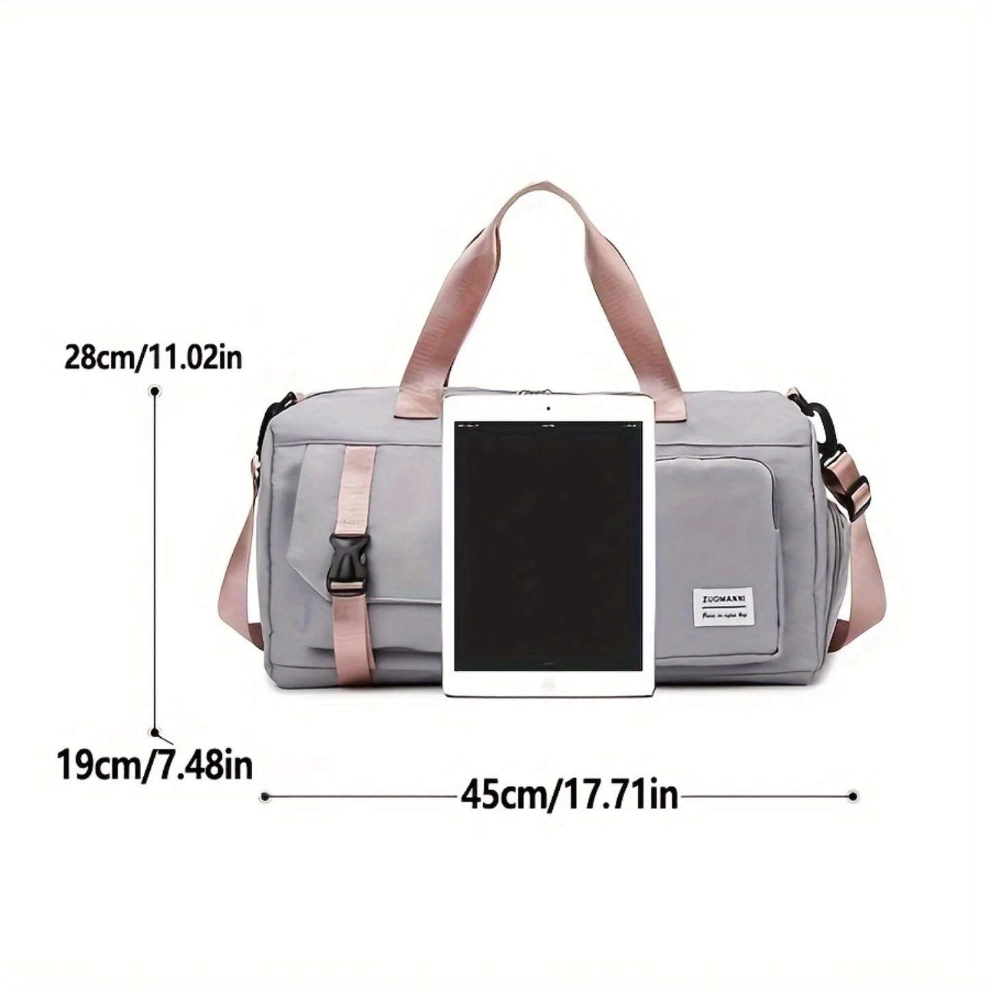 High-Capacity Weekender Duffle Bag