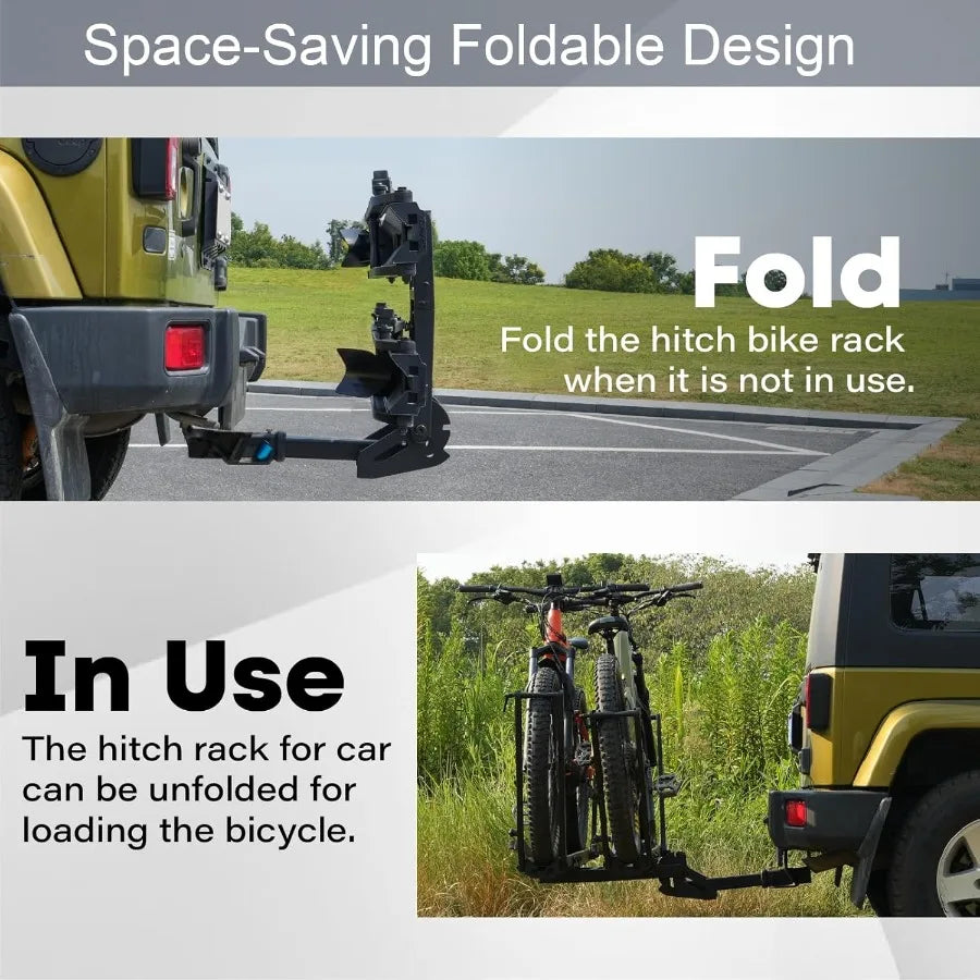 Expandable Hitch Bike Rack