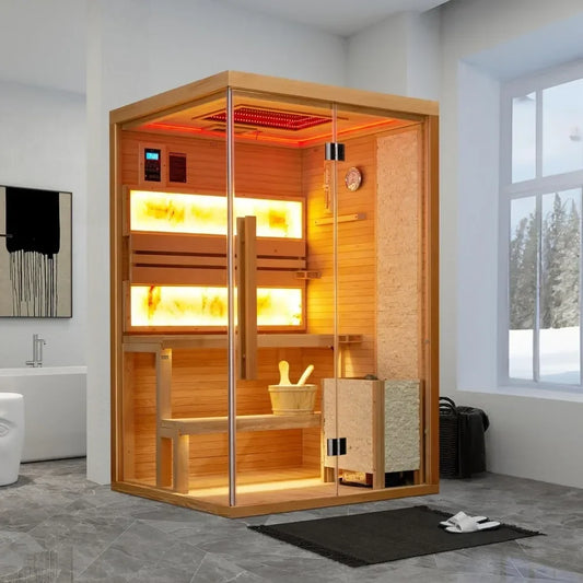 Steam Sauna with 2300W Stove Heater