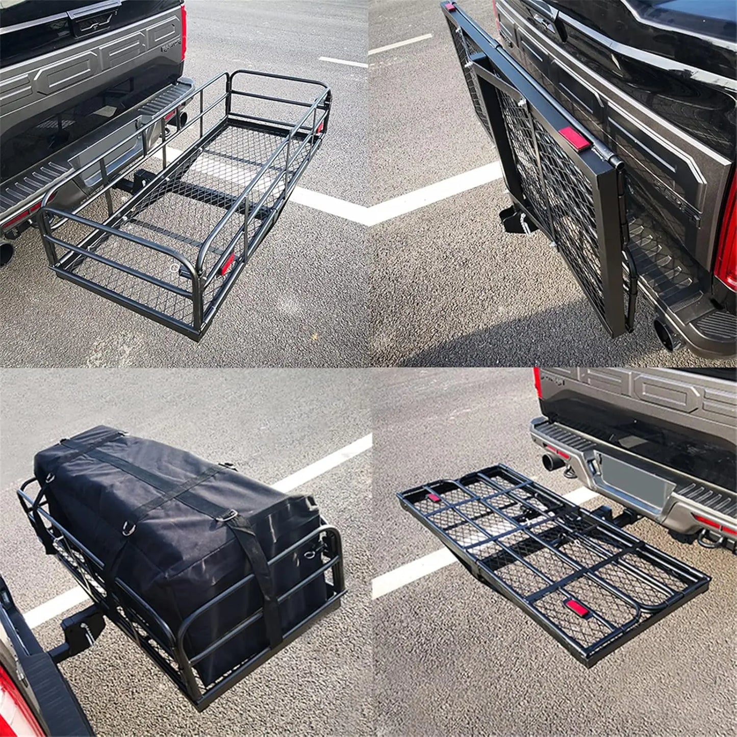 Hitch Mount Cargo Carrier 60" x 24" x 14.4"