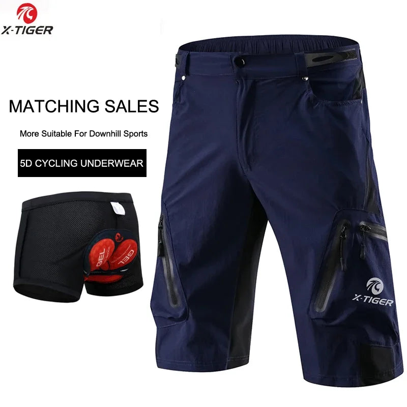 Men's Cycling Shorts With 5D Gel Pad Cycling Underwear