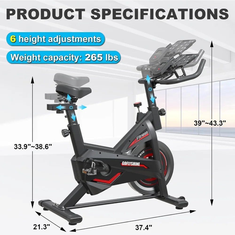 Stationary Exercise Bike for Home Indoor Cycling