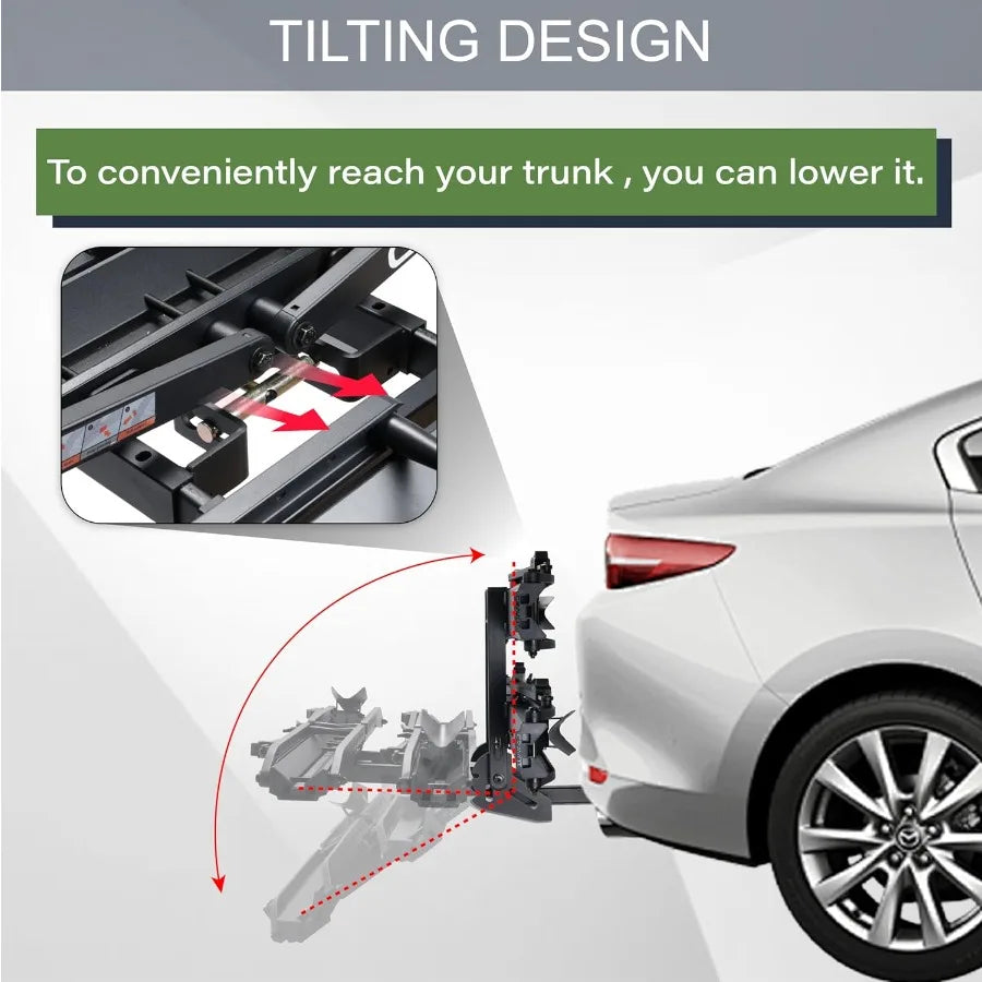 Expandable Hitch Bike Rack