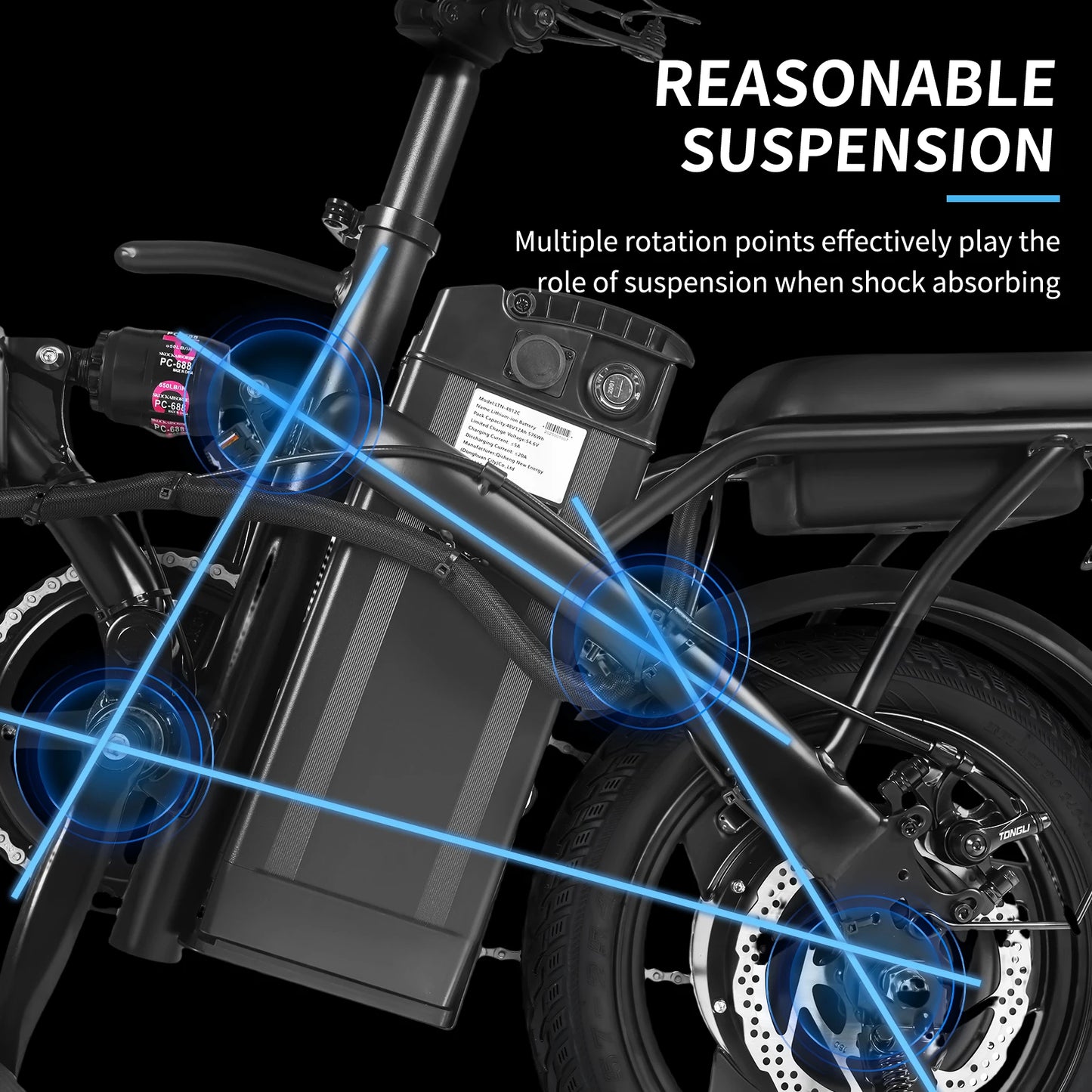 Adult folding basket electric bicycle