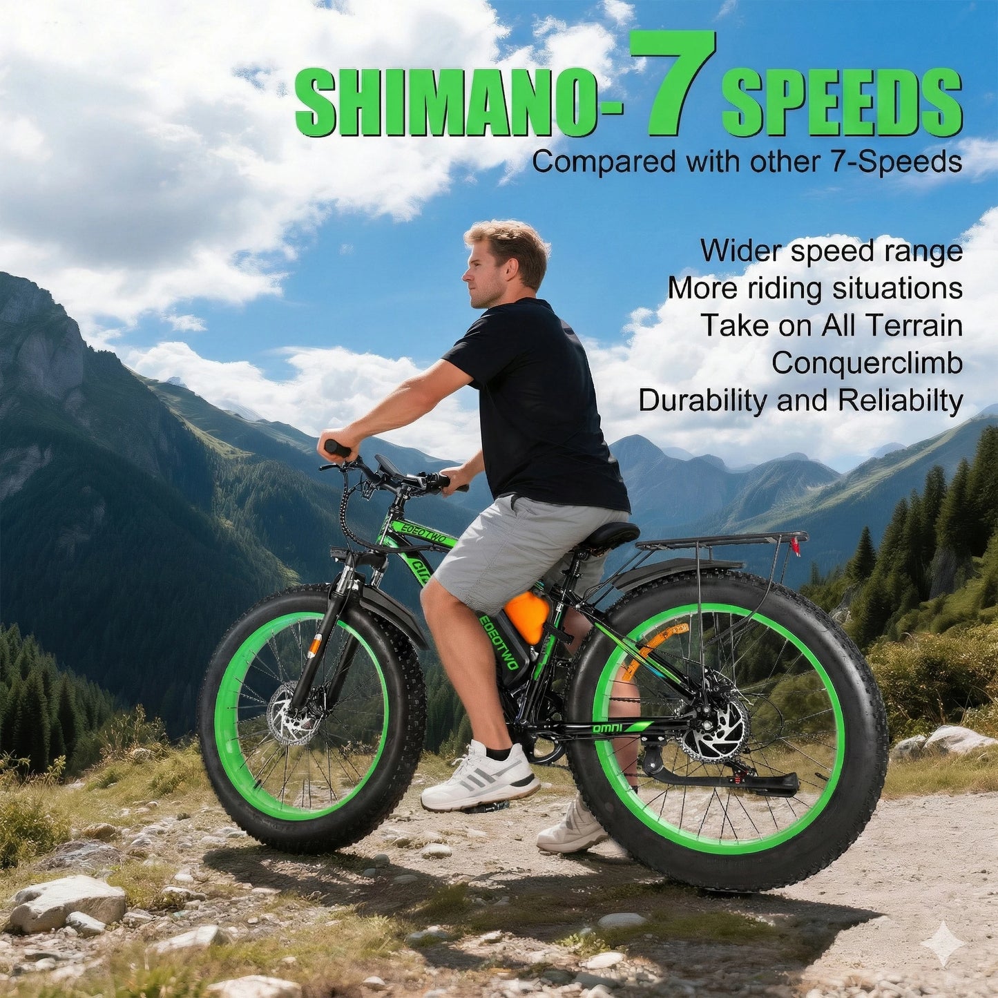 26" Fat Tire Electric Bike for Adults 4
