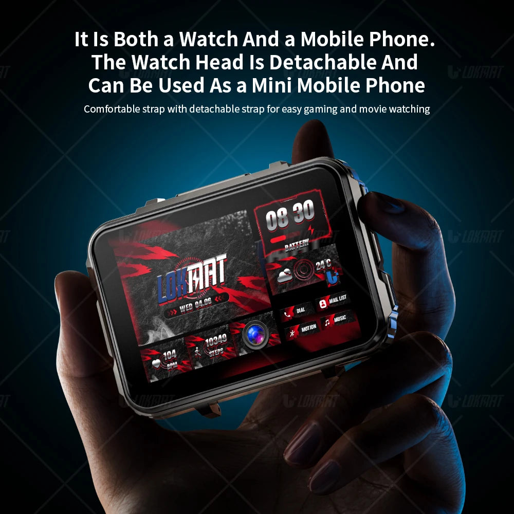 Android Watch Phone Square Big Screen Smart Watch