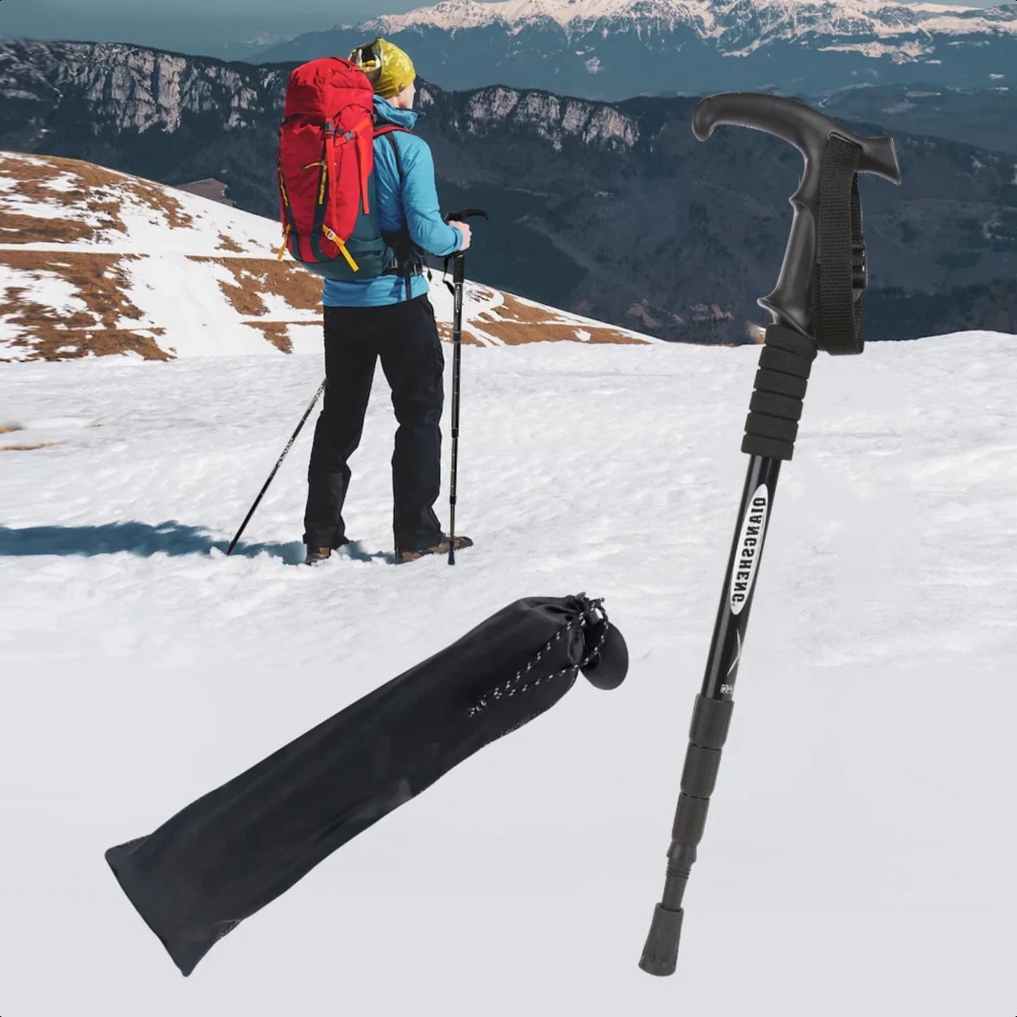 Lightweight, Durable, and Portable Essential Trekking Stick