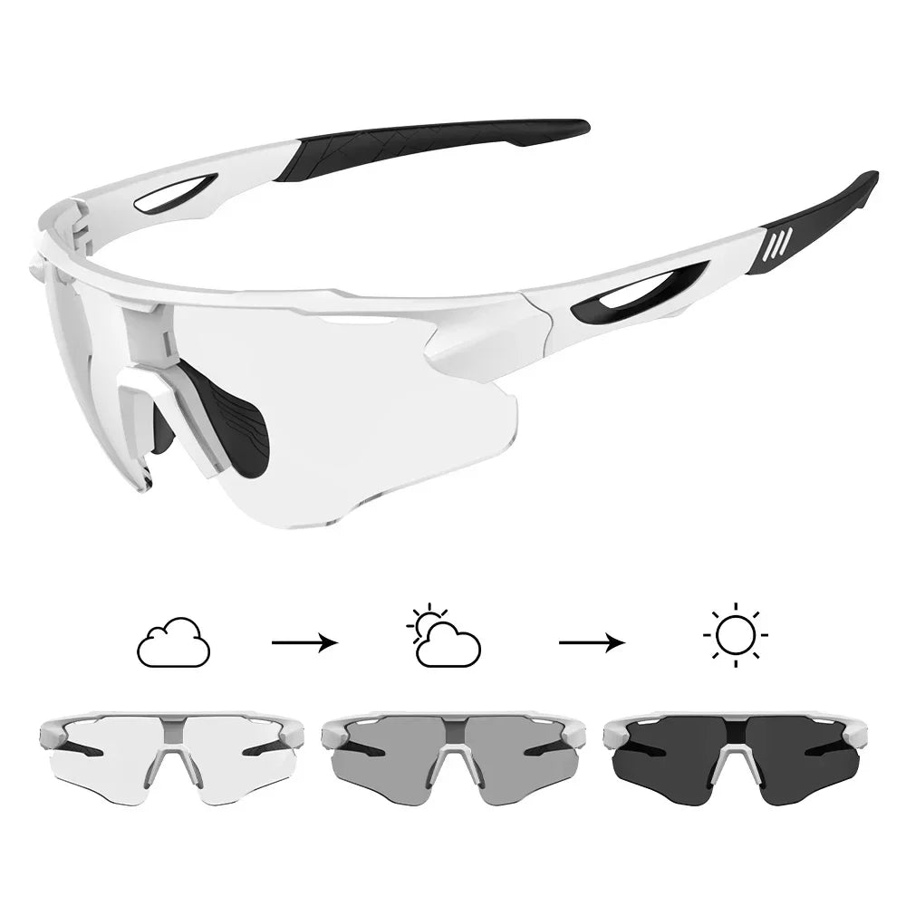 Cycling Glasses Photochromic Sunglasses Men Women