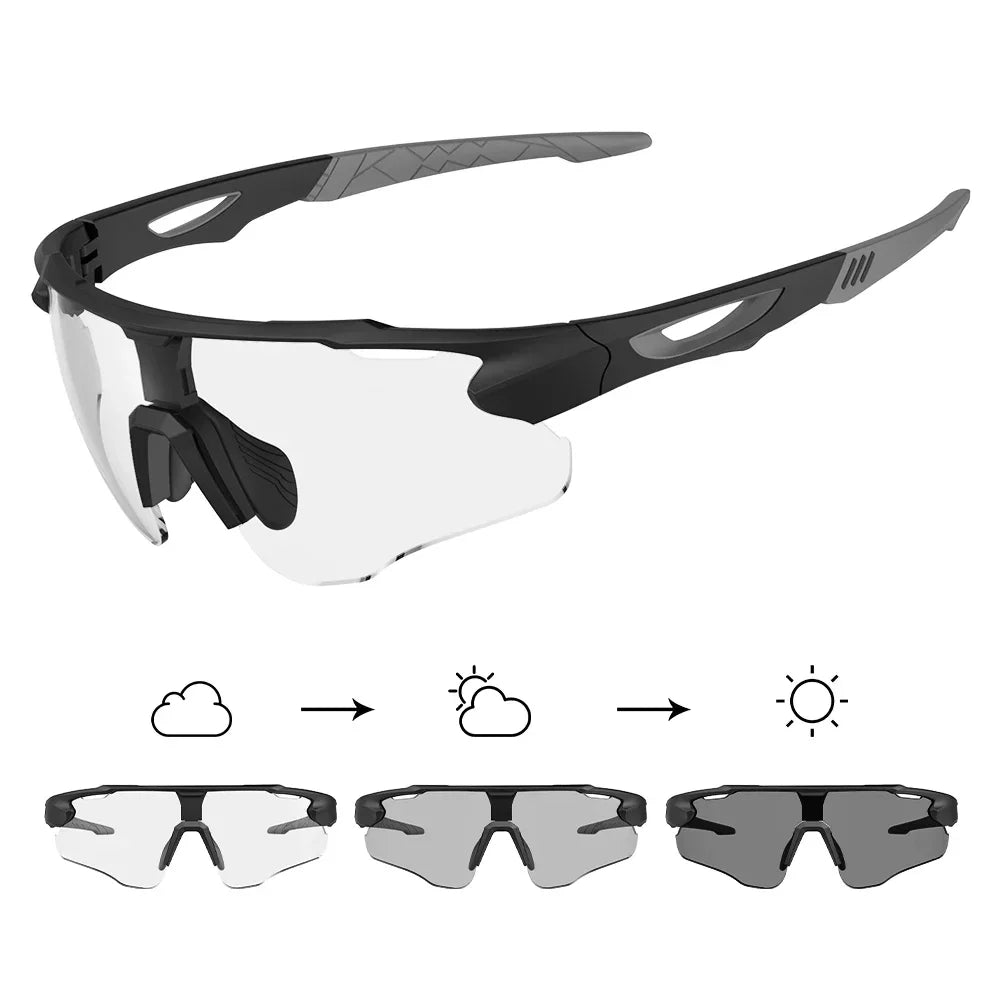 Cycling Glasses Photochromic Sunglasses Men Women