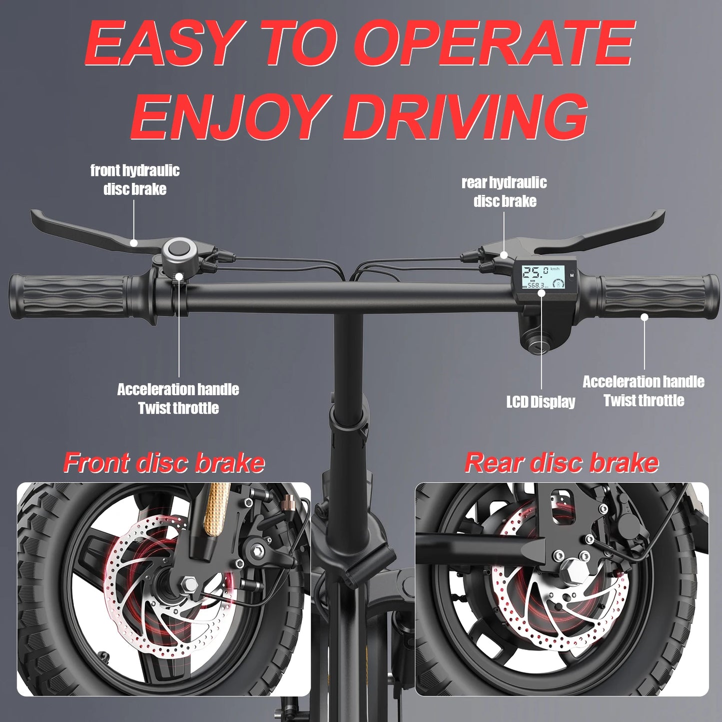 48V 15AH Battery E-Bike
