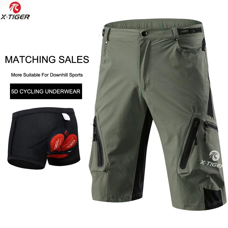 Men's Cycling Shorts With 5D Gel Pad Cycling Underwear