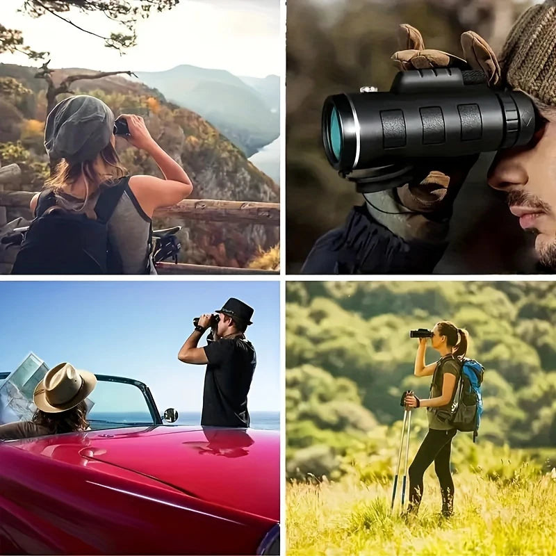 Portable 40x60 Zoom HD Monocular Telescope