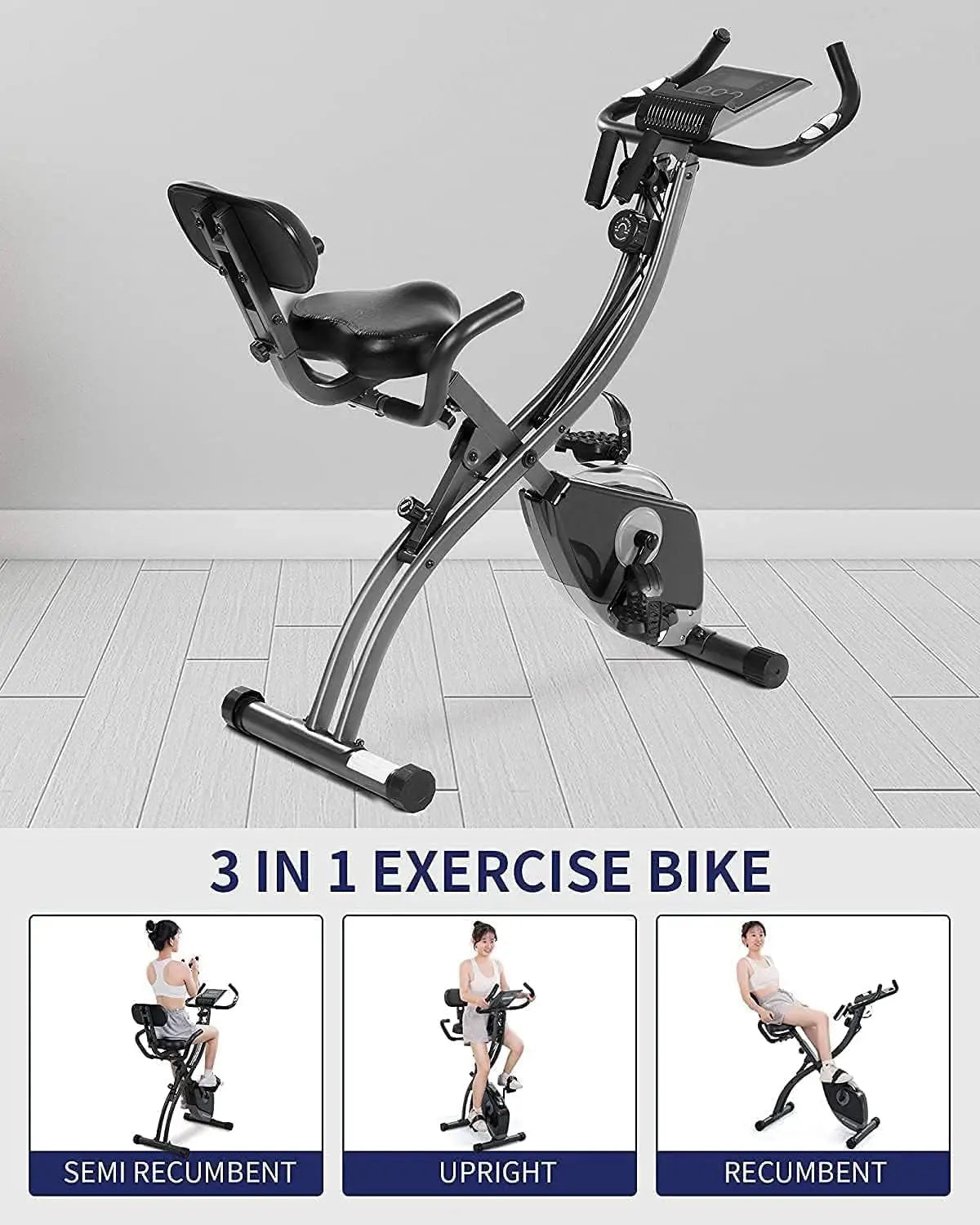 Folding Magnetic Upright Stationary Bike