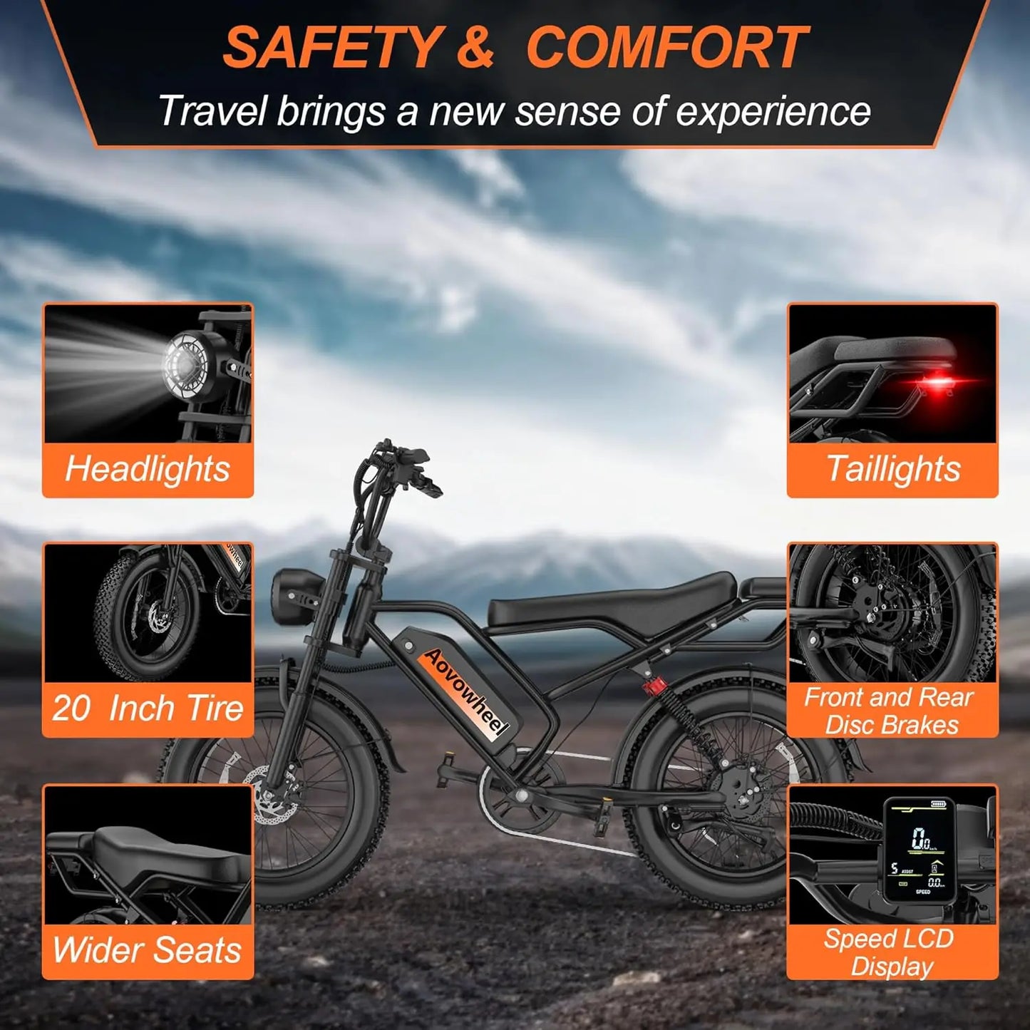 2026 New 1500W Electric Bike 20"