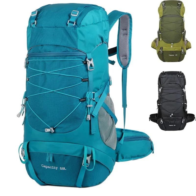 Mens/Women Waterproof 50L Travel Backpack