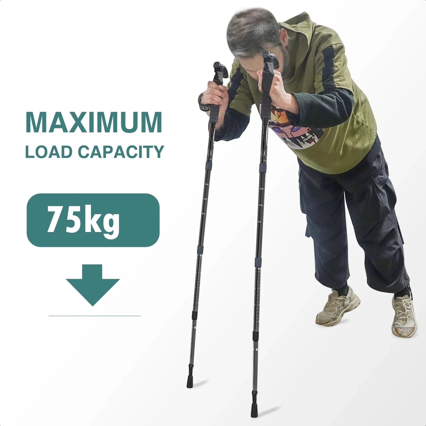 Lightweight, Durable, and Portable Essential Trekking Stick