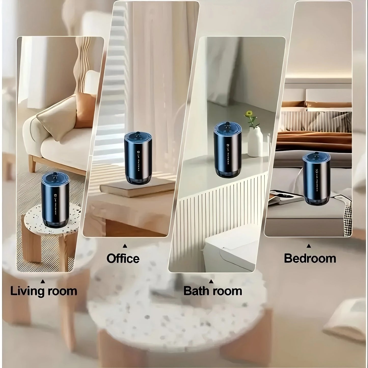 Smart Car Air Freshener with Projector Light