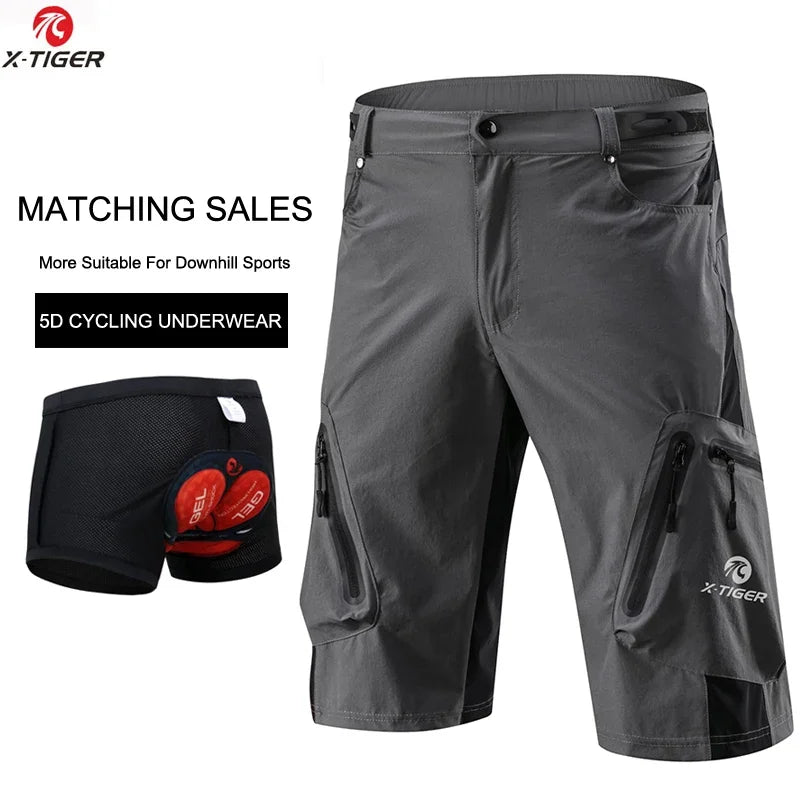 Men's Cycling Shorts With 5D Gel Pad Cycling Underwear