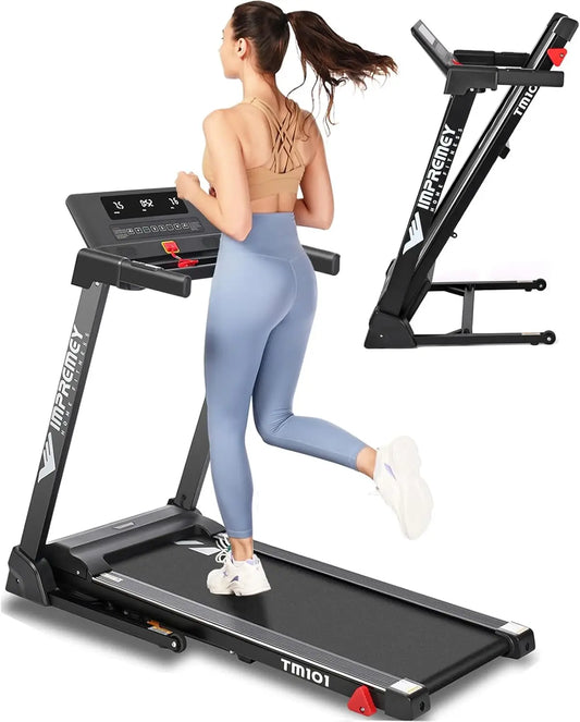 Electric Folding Treadmill with Incline