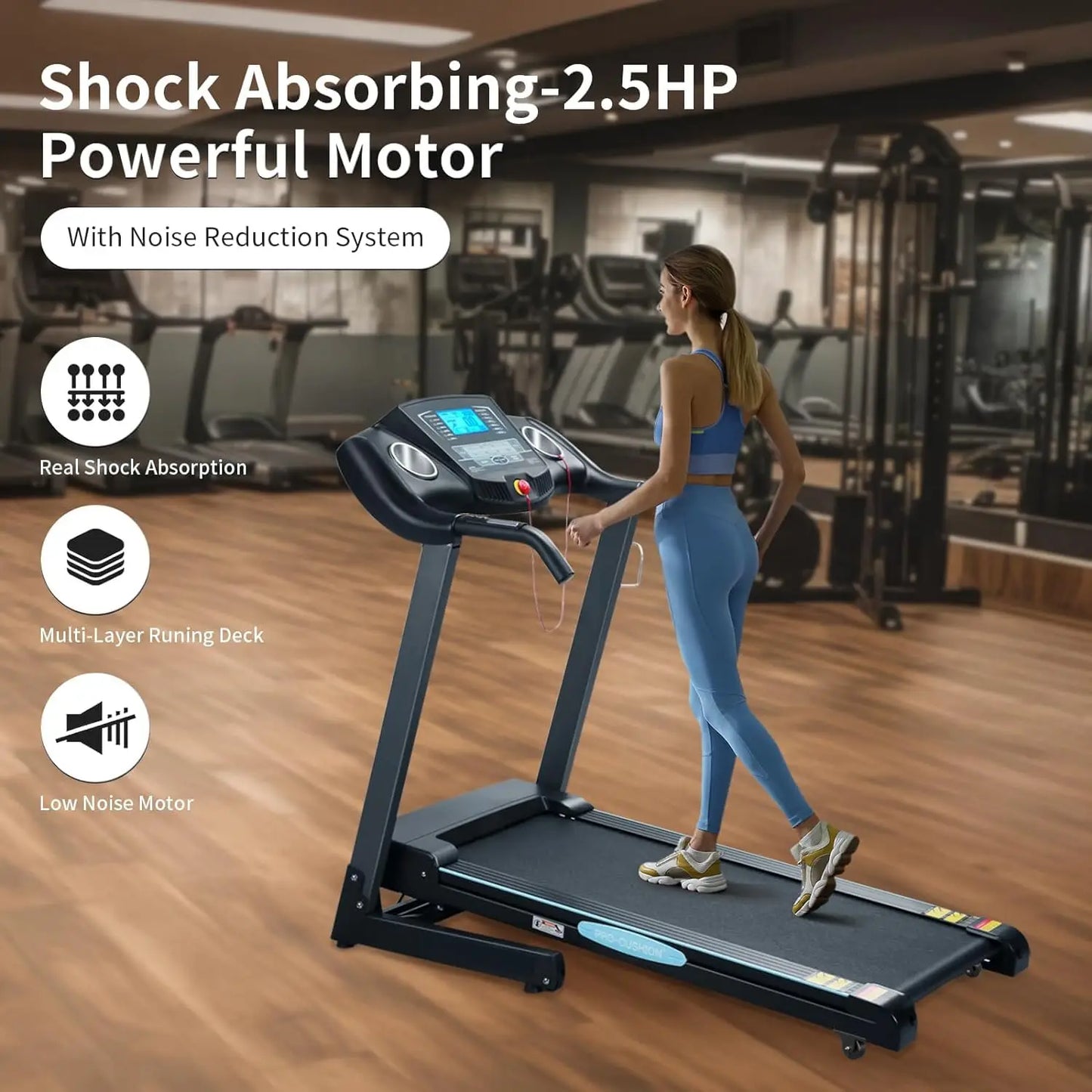 Folding Treadmill with Auto Incline