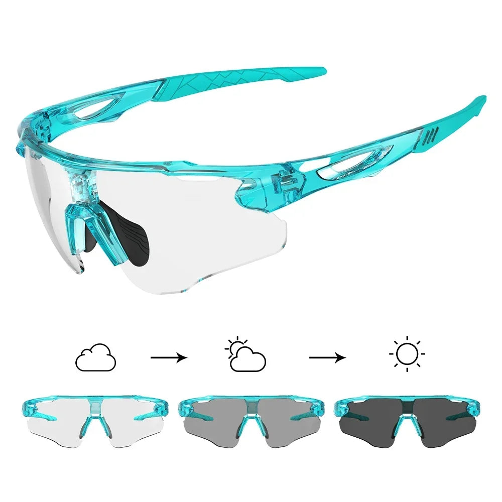 Cycling Glasses Photochromic Sunglasses Men Women