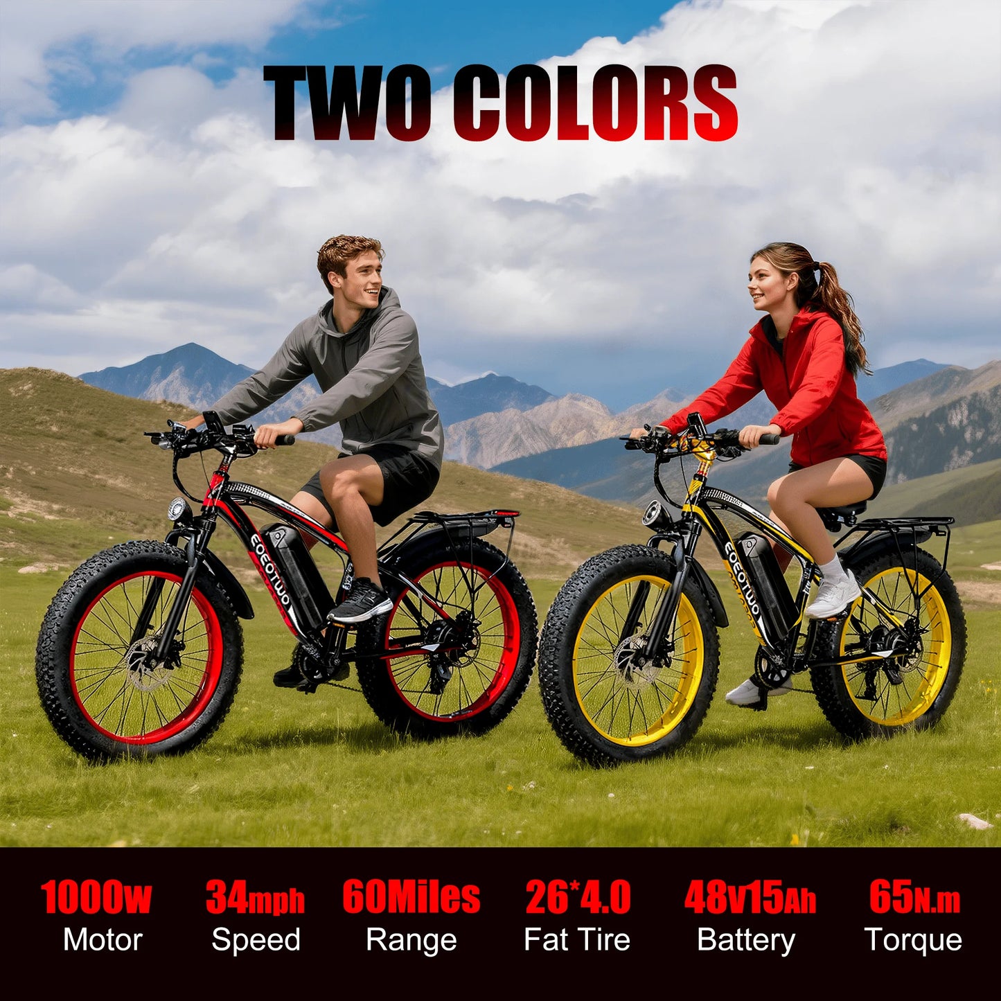 Electric Bike for Adults 1500W Peak Motor