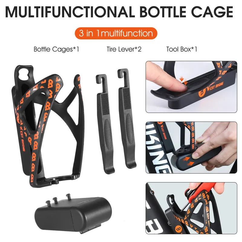 WEST BIKING Multifunctional Bicycle Bottle Holder W