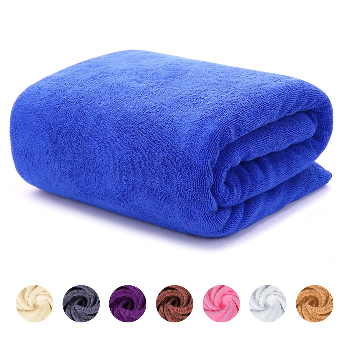 Large Microfiber Bath Towels Soft Absorbent Towel f